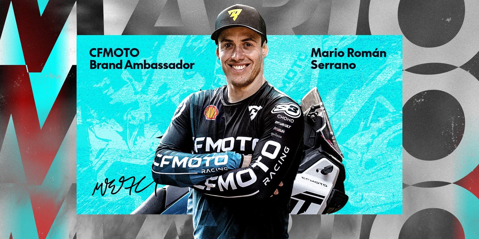 Mario Román Serrano e a CFMOTO