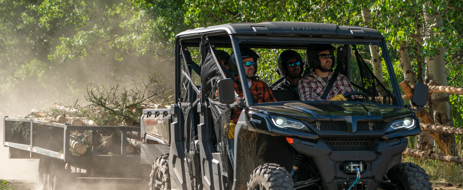 UFORCE 1000 XL — Excelente capacidade de reboque e transporte