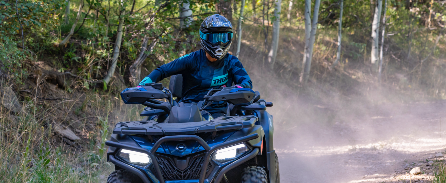 CFORCE 625 TOURING — Acelerador eletrónico com dois modos de potência