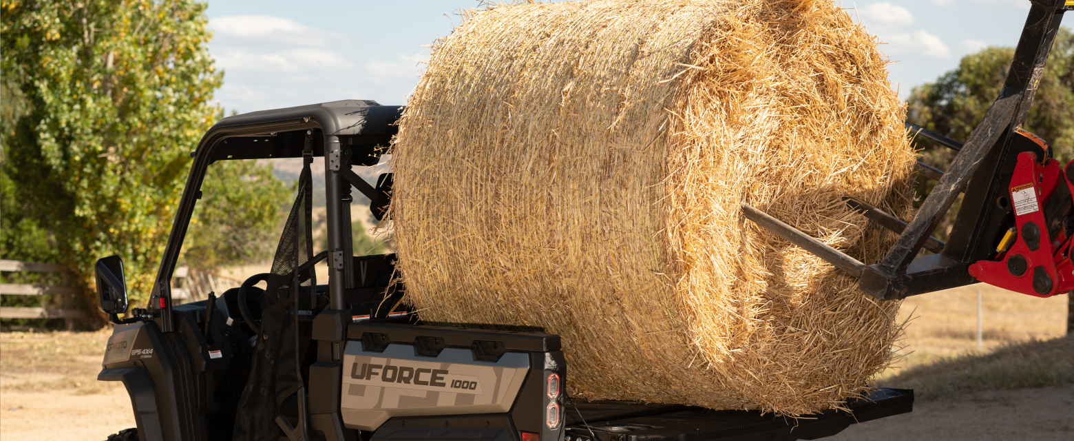 UFORCE 1000 — Excellent towing and transport capacity