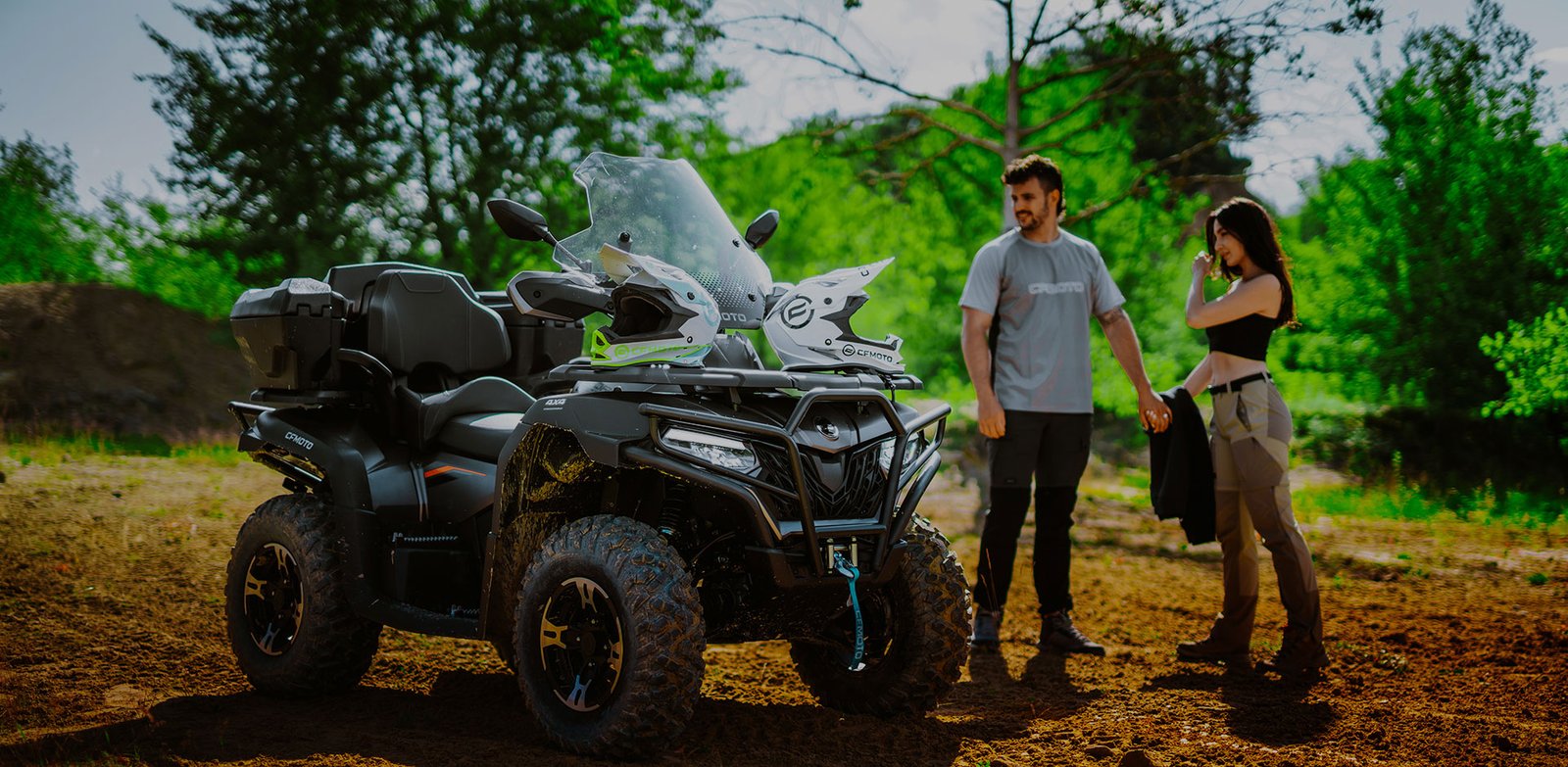 CFORCE 625 TOURING OVERLAND — Para-brisas transparente